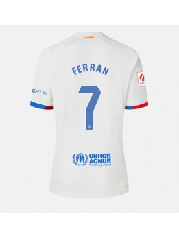 Barcelona Ferran Torres #7 Auswärtstrikot für Frauen 2023-24 Kurzarm